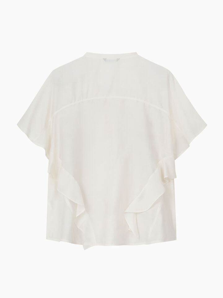 SHIRT - sisley k blouses - Creamy White | Sisley K image number 2